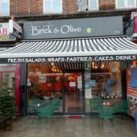 Shop front at Brick and Olive in North London