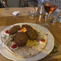 Falafel   at Avgo Tou Kokkora in Crete
