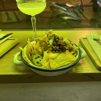 Nachos with lentils  at Gallo Santo in Barcelona