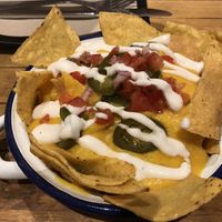 nachos with vegan cheese sauce   at Gallo Santo in Barcelona