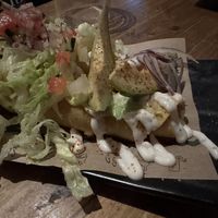 Flautas de boniato  at Gallo Santo in Barcelona