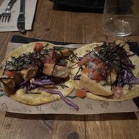 Tacos de Tofish  at Gallo Santo in Barcelona