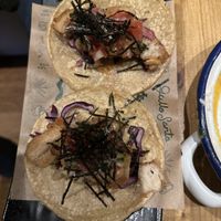 To fish tacos  at Gallo Santo in Barcelona