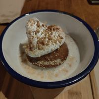 Pastel de tres leches at Gallo Santo in Barcelona