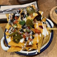 Nachos - super cheesy  at Gallo Santo in Barcelona