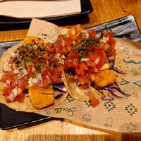 Taco de no-tonyina at Gallo Santo in Barcelona