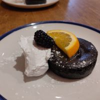 Chocolate fondant at Gallo Santo in Barcelona