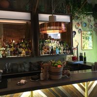 Bar area  at Gallo Santo in Barcelona