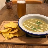 Sopa de chili  at Gallo Santo in Barcelona