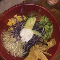 Naked Burrito Bowl at Gallo Santo in Barcelona