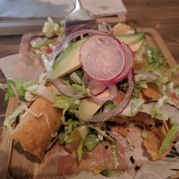 Part of Flautas de boniato at Gallo Santo in Barcelona