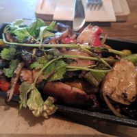 One of the special tacos at Gallo Santo in Barcelona