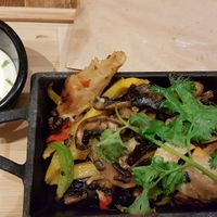 Heura fajita, best thing we had at Gallo Santo in Barcelona