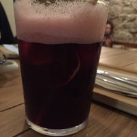 agua de jamaica at Gallo Santo in Barcelona