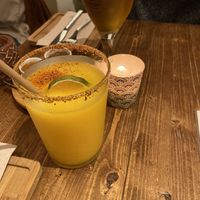 Frozen mango margarita  at Gallo Santo in Barcelona