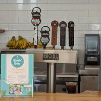 Kombucha, coffee and tea at The Blended Berry in Buzzards Bay