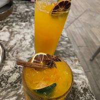 drinks   at Curryosity in San Diego