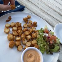 Vegan calamari  at Fishes & More in Palm Beach