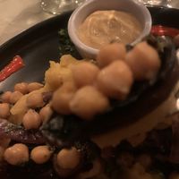 Portobello Stuffed Chickpea Piccata  at Fishes & More in Palm Beach
