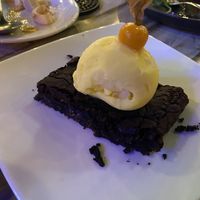 vegan brownie  at Fishes & More in Palm Beach