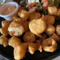 Calamari vegani  at Fishes & More in Palm Beach