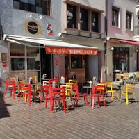Exterior and outdoor seating at Negishi - Gerbergasse in Basel