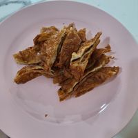 Bean curd skin at Chin Hua Vegetarian Food in Malacca