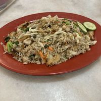 Fish fried ricee  at Chin Hua Vegetarian Food in Malacca