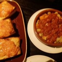 Pan Catalan and Ensalada Marroqui at Cafe Andaluz - St. Vincent in Glasgow