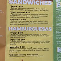 Menu  at EarthBowl in Tijuana