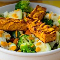 Soul Bowl
Steamed Veggies on a bed of brown rice or Quinoa and Marinated Tofu. at EarthBowl in Tijuana