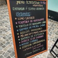 Executive menu at Delicias De La Naturaleza in Lima