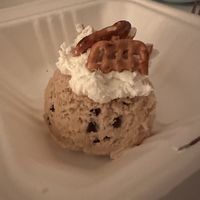 Cookie dough scoop   at Cinnaholic in Toronto