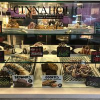 Display cabinet   at Cinnaholic in Toronto