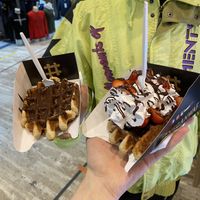 Amazing waffles 😍 at VeganWaf in Brussels