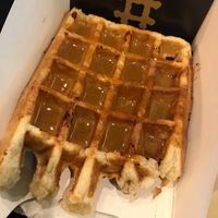 Salted butter caramel at VeganWaf in Brussels