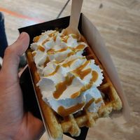 Karamel en slagroom at VeganWaf in Brussels