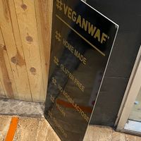 👅 at VeganWaf in Brussels