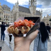 Waffle  at VeganWaf in Brussels