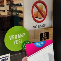 Facade to make sure, it is vegan ! at VeganWaf in Brussels