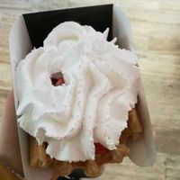 Delicious waffle to take away at VeganWaf in Brussels