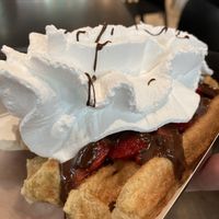 Vegan and gluten-free waffle   at VeganWaf in Brussels