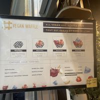 Vegan waffle toppings  at VeganWaf in Brussels