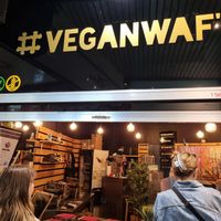 Waffles at VeganWaf in Brussels