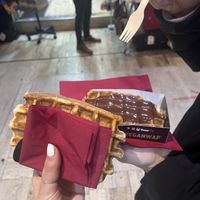 Vegan waffles   at VeganWaf in Brussels