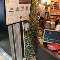 Menu at VeganWaf in Brussels