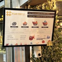 Menu juin 2024  at VeganWaf in Brussels
