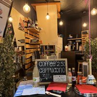 The shop   at VeganWaf in Brussels