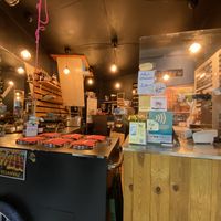 Venue inside the gallery  at VeganWaf in Brussels