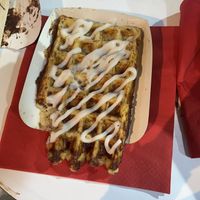Potato waffle   at VeganWaf in Brussels